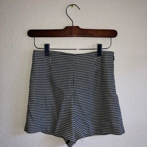 Checkered shorts